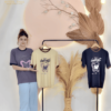 Kaos Wanita Oversize Motif Fly Like Butterfly