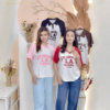 Kaos Atasan Wanita Oversize Los Angeles Polo Shirt